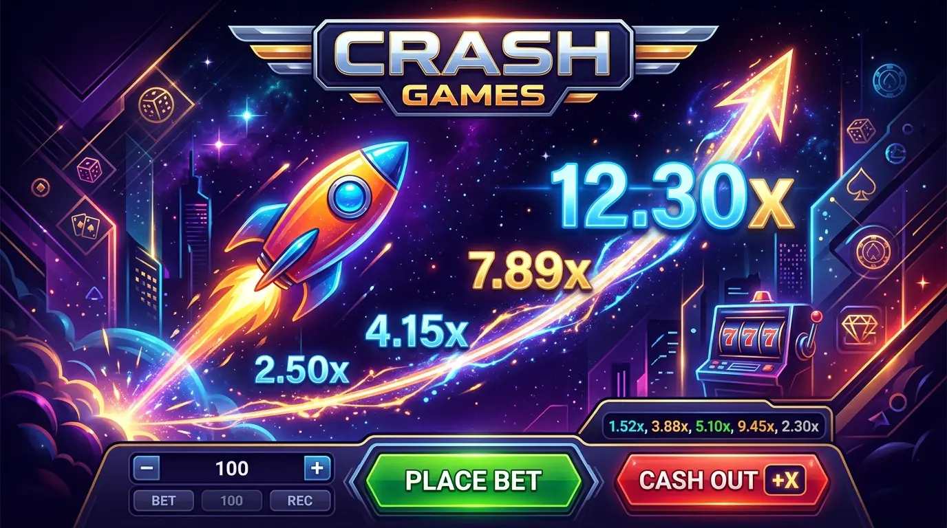 Crash games Lysti casino